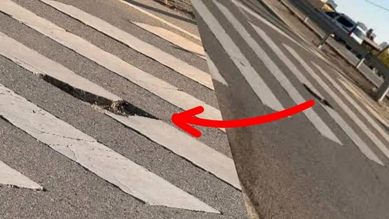 Siirt çevre yolunda tehlike saçan çukur sürücüleri isyan ettirdi