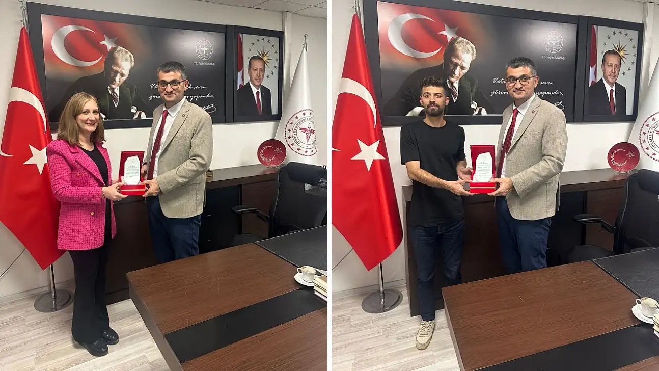 Siirt Sağlıklı Hayat Merkezi Diyetisyenlerine Plaketli Teşekkür