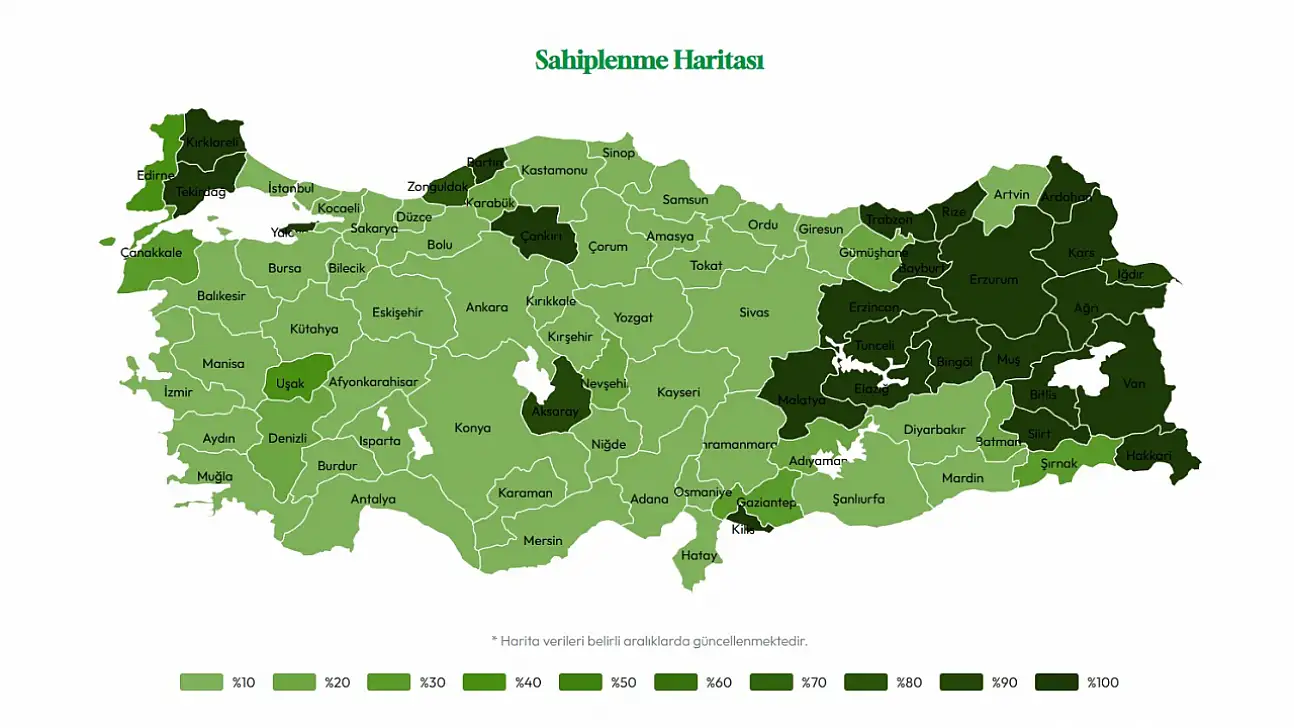Siirt'te Fidan Sahiplenme Hedefi Tamamlandı