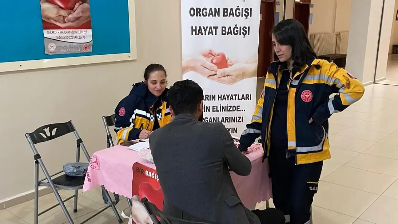 Siirt'te gençler organ bağışı konusunda bilgilendirildi