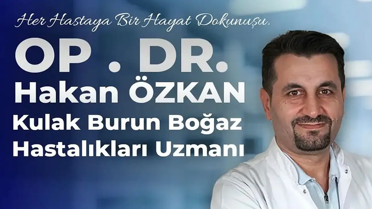 Siirt'te KBB uzmanı Dr. Hakan Özkan'dan uyarı: Burun tıkanıklığını hafife almayın