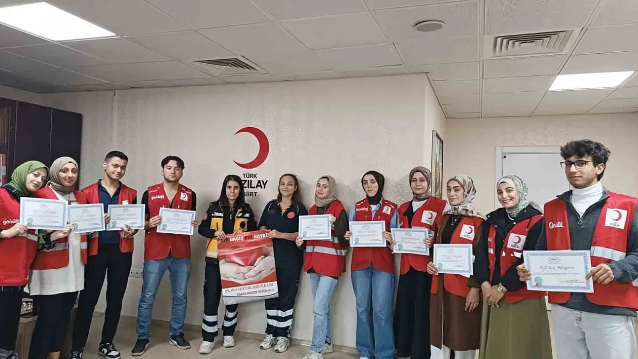 Siirt'te 'Organ Bağışı ve Beyin Ölümü' Eğitimi Verildi