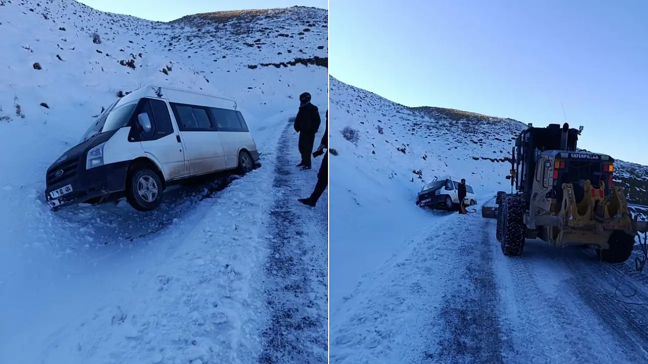 Siirt'te Yolcu Minibüsü Şarampole Yuvarlandı