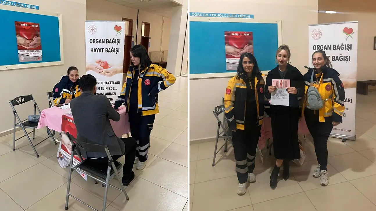Siirt Üniversitesi'nde organ bağışı için gönüllü kayıtlar alındı