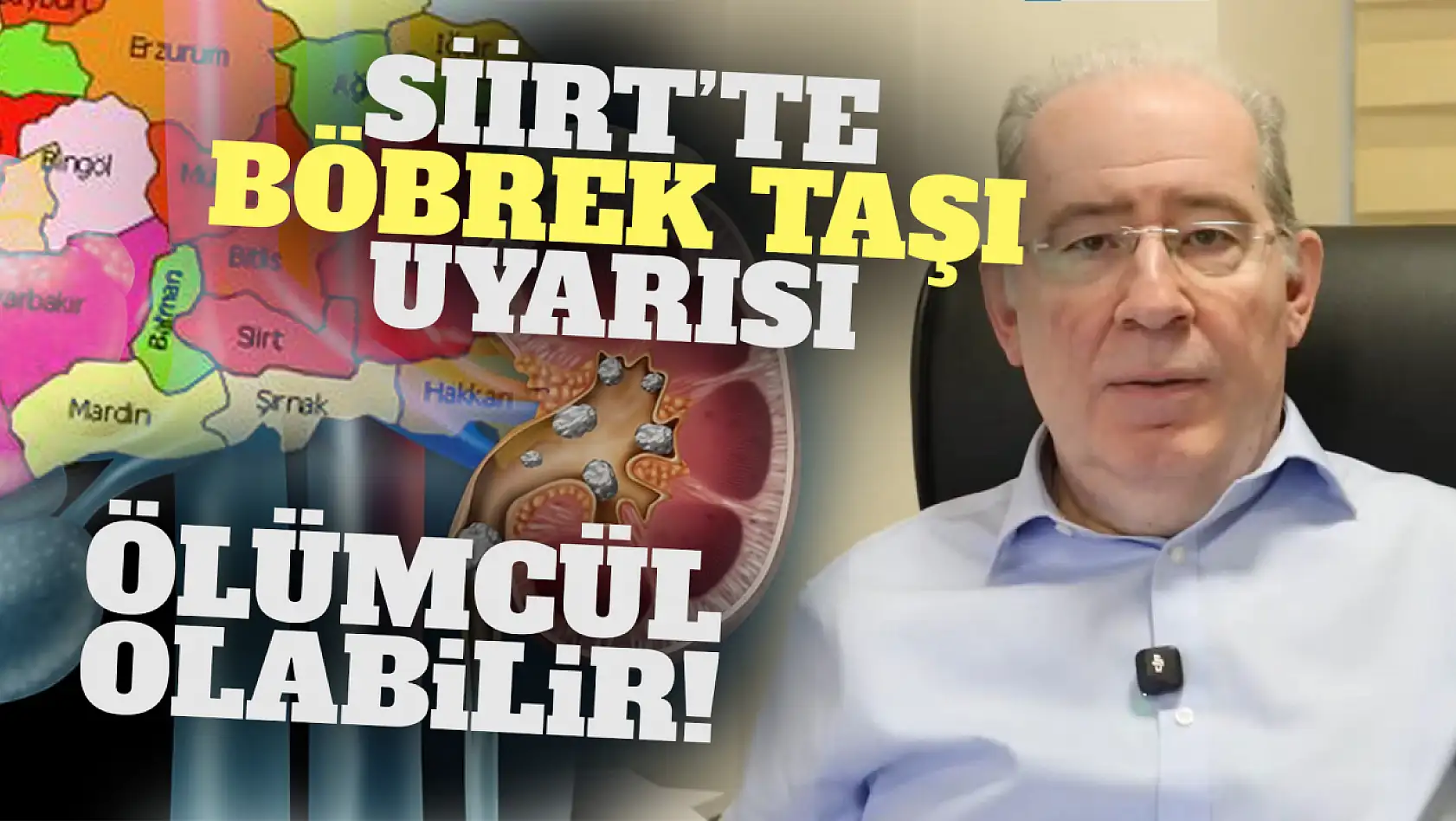 Siirt'te Böbrek Taşı Uyarısı: ''Bölgedeki En Yaygın Sorunlardan Biri''