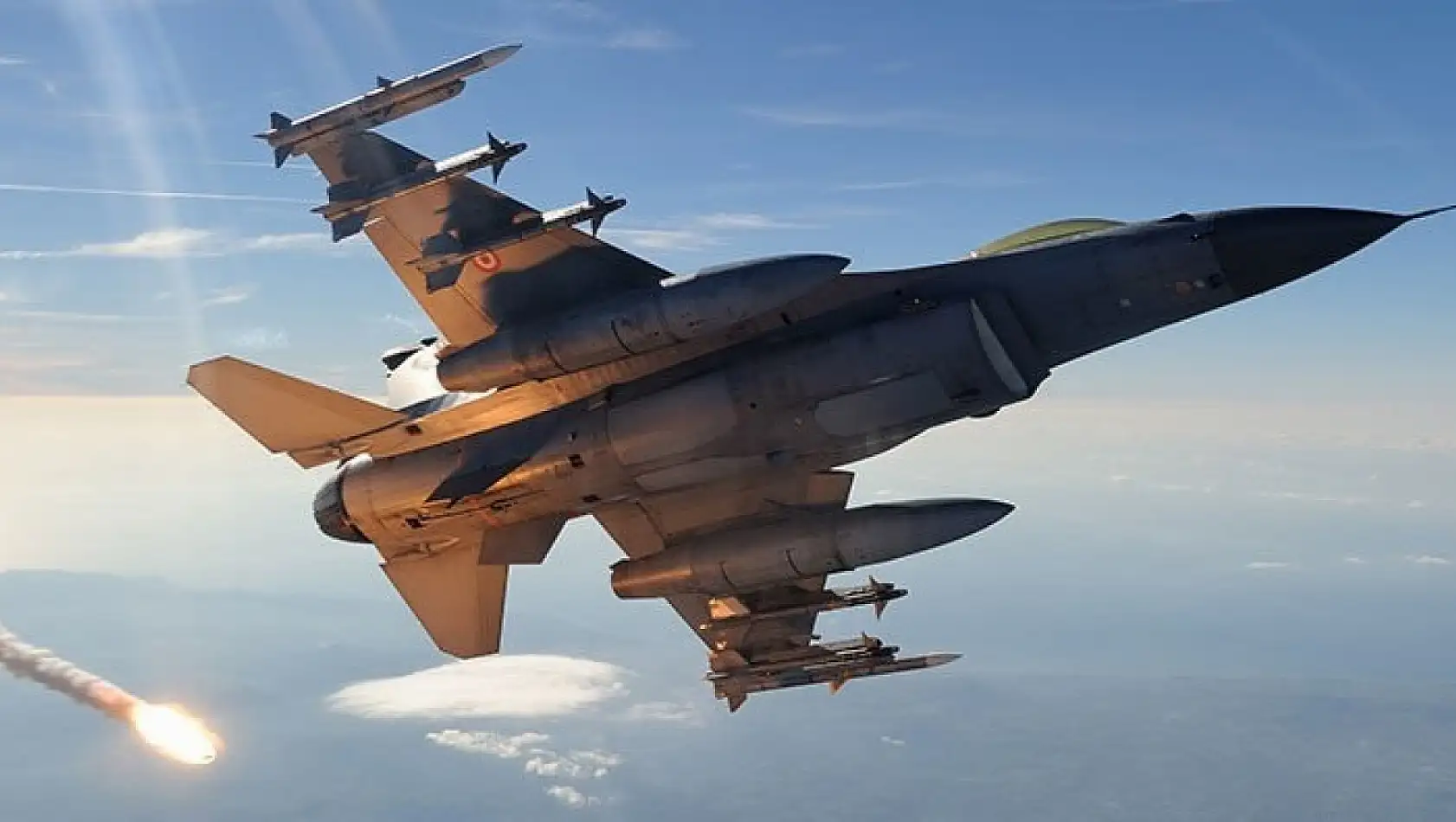 F-16'lar Karadeniz'de İHA Düşürdü