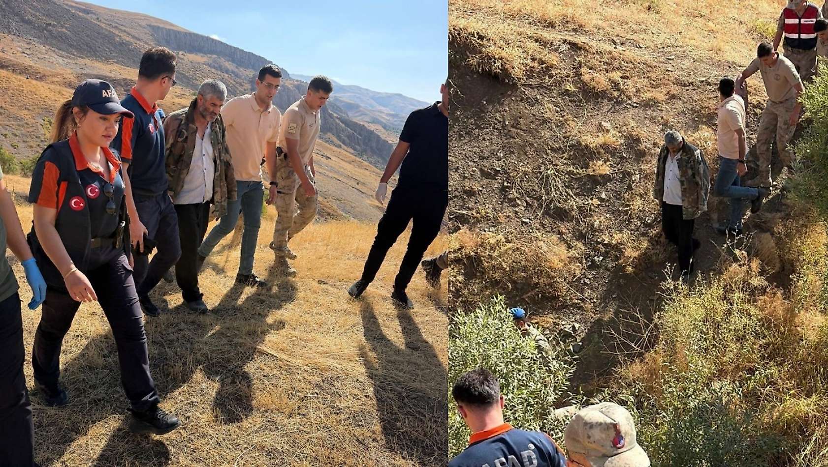 Siirt Pervari'de Evden Ayrıldıktan Sonra Kaybolan 42 Yaşındaki Engelli Vatandaş Kayalıklarda Bulundu