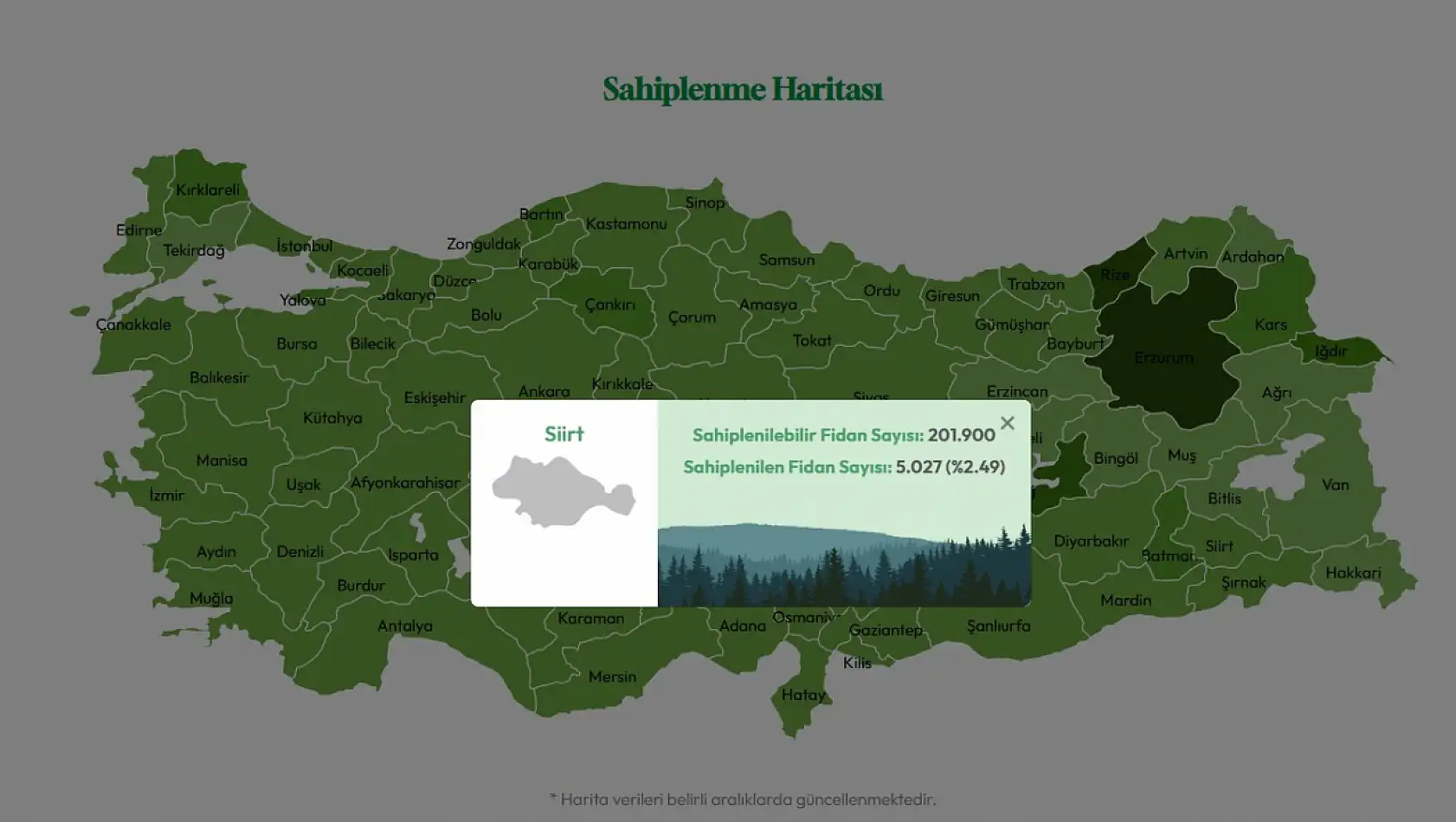 Siirt'te 201 Bin Fidan Sahiplenilmeyi Bekliyor! Hem de Ücretsiz | İşte Fidan Sahiplenmek İçin Yapman Gerekenler...