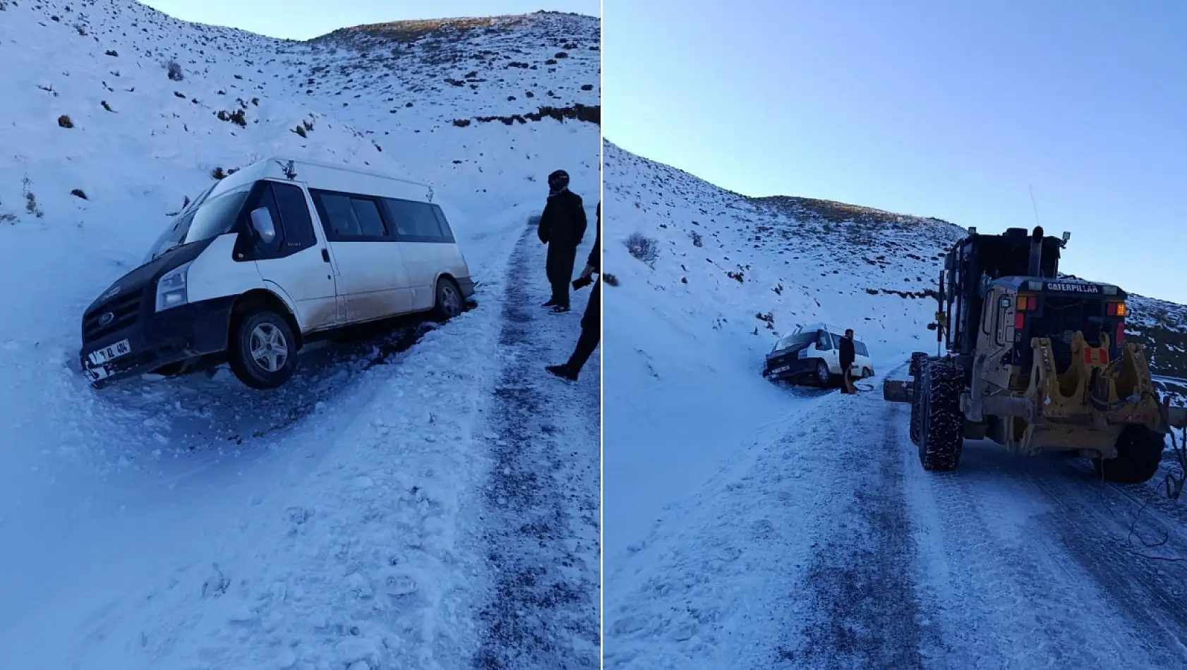 Siirt'te Yolcu Minibüsü Şarampole Yuvarlandı