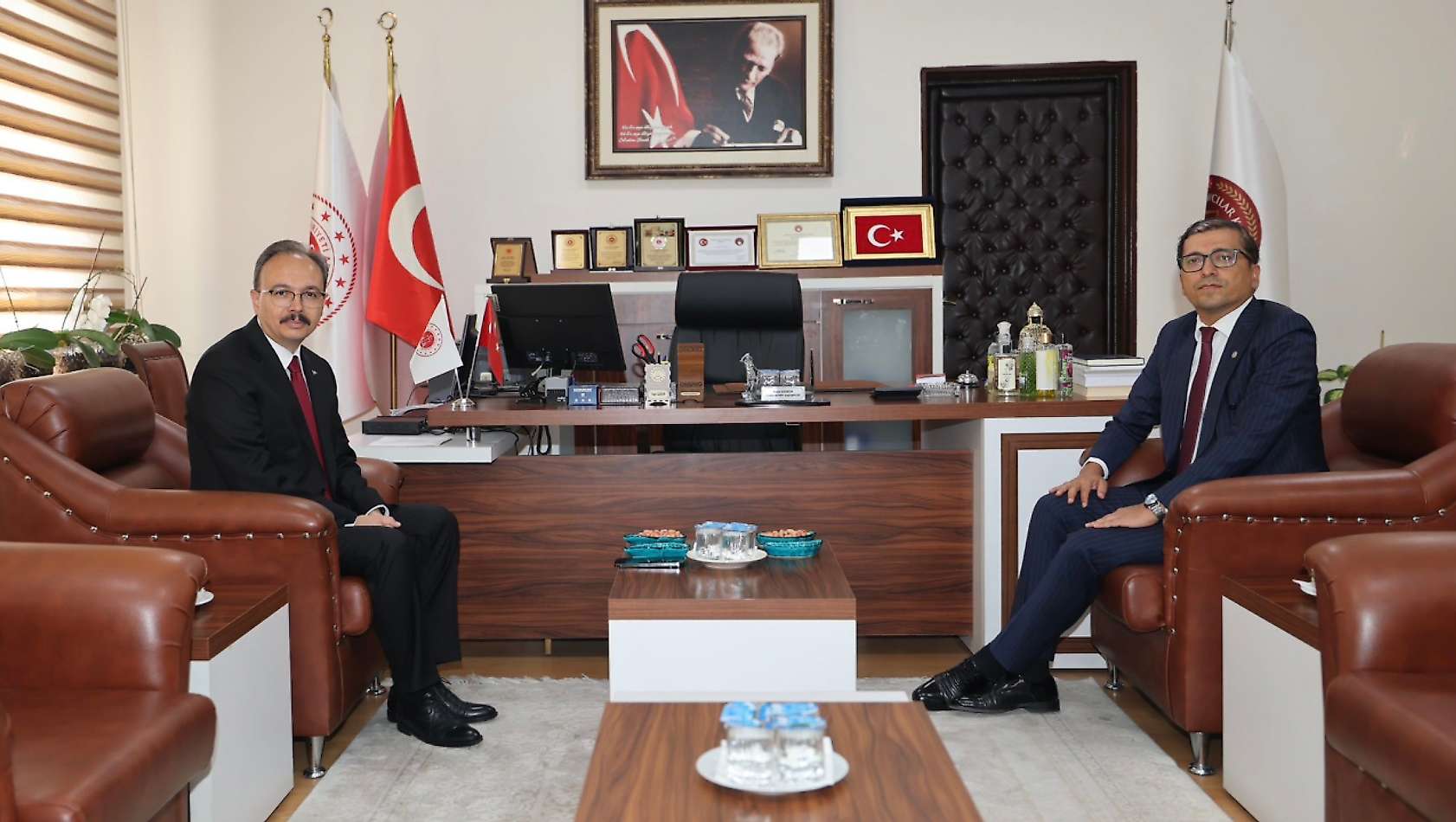 Siirt Valisi Dr. Kemal Kızılkaya'dan Siirt Cumhuriyet Başsavcısı Yasin Coşkun'a Yeni Adli Yıl Ziyareti