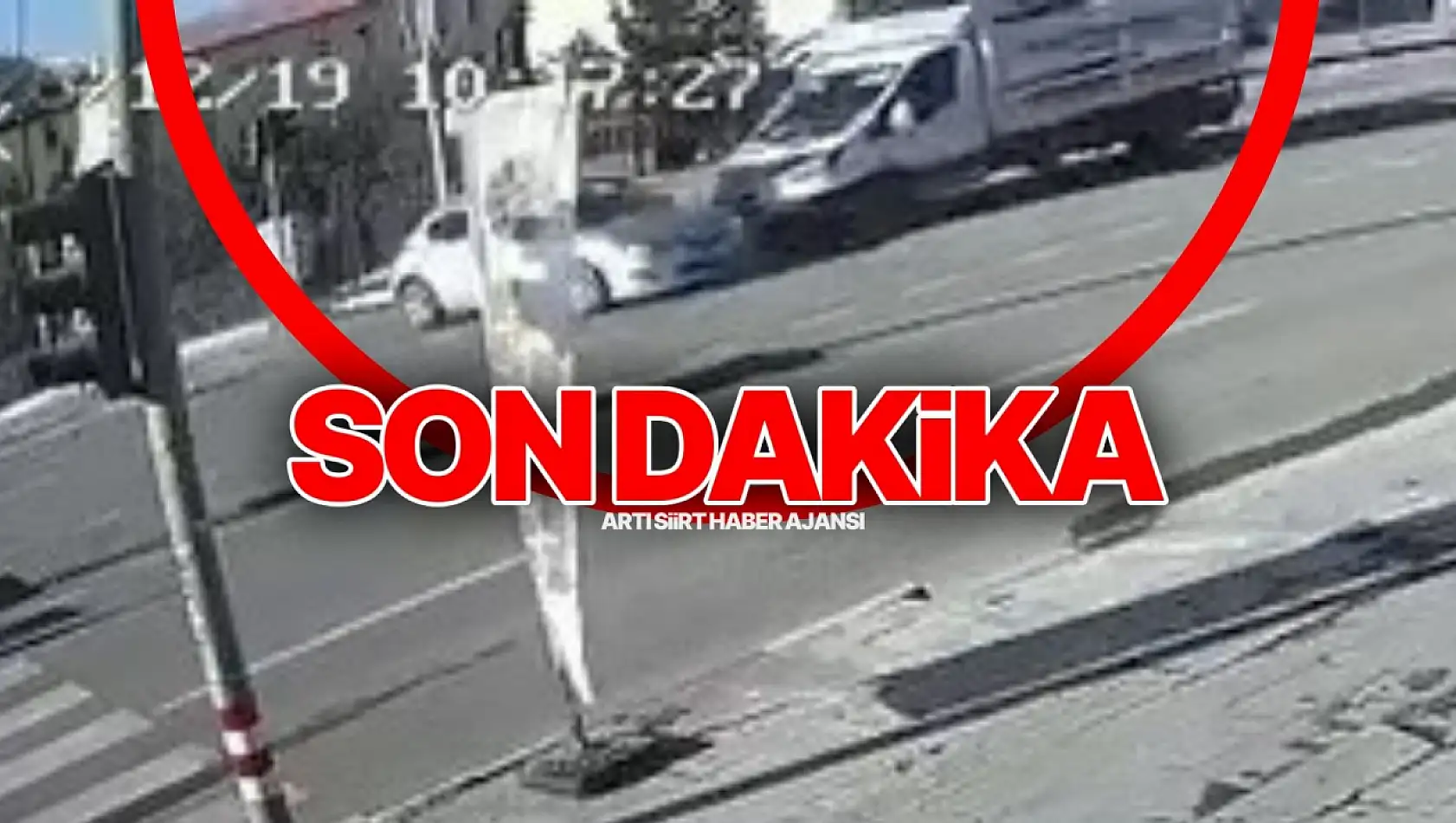 Son Dakika | Siirt'te Kurtalan Yolu'nda Kaza: İki Yaralı | Kaza Anı Kamerada