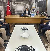 Afif Demirkıran ve Hikmet Ekin'den Siirt TSO'ya Ziyaret