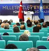 AK Parti Siirt'te 25. Yıl Buluşması: Gider'den ''Türkiye Geleceğe Hazır'' Mesajı