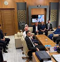 AK Parti Siirt teşkilatından Sosyal Yardımlaşma ve Dayanışma Vakfı'na ziyaret