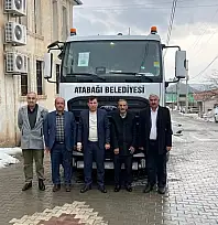 Atabağı Belediyesi'ne Yeni Arazöz Hibe Edildi
