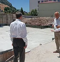 Baykan Merkez Camii'nde Çalışmalar Devam Ediyor