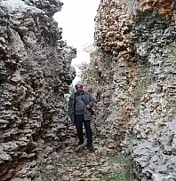 Diyarbakır'da 1 milyon yıllık Ambar Buzul Vadisi havadan görüntülendi