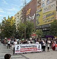 Furkan Hareketi Mensuplarından Güres Caddesi'nde Basın Açıklaması