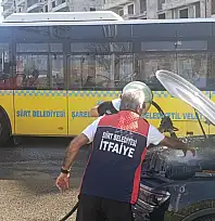 İstanbul'dan Siirt'e Gelen Sürücünün Otomobili Alevlere Teslim Oldu