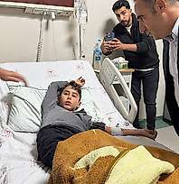 Kayabağlar'daki Zehirlenme Olayının Ardından Başkan Hasan Nas'tan Hastaneye Ziyaret