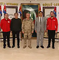 Kızılay'dan Siirt İl Jandarma Komutanlığı'na Teşekkür Ziyareti