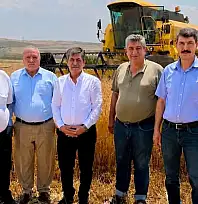 Kurtalan Belediye Eşbaşkanı Ali Rıza Bingöl, Hasat Sezonunda Çiftçilerle Buluştu