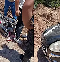 Kurtalan'da Otomobil ile Motosiklet Çarpıştı: 1 Yaralı