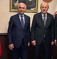 Mervan Gül ve Ferzent Çiçek, Bakan Yardımcısı Hasan Suver'i Ziyaret Etti