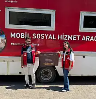 Mobil Sosyal Hizmet Aracı Şirvan'da Vatandaşlarla Buluştu