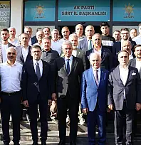 Sağlık Bakanı Memişoğlu, AK Parti Siirt Teşkilatıyla Bir Araya Geldi