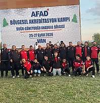Siirt AFAD Ekibi Van'daki Akreditasyon Kampına Katıldı