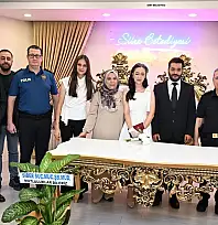 Siirt Emniyet Müdürü Özdemir, Polis Çiftin Nikâh Törenine Katıldı
