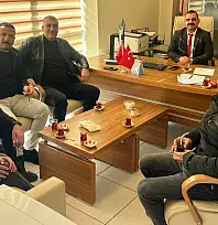 Siirt Eruh Belediye Başkan Vekili Rıza Yıldız'dan yeni hastane müdürüne hayırlı olsun ziyareti