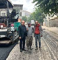 Siirt Eruh'ta Doğalgaz Çalışmalarında Sona Gelindi: Bozulan Yollar Asfaltlanıyor