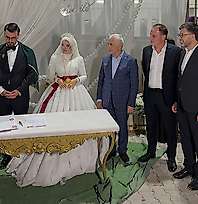 Siirt Eruh'ta Teğin Ailesinin Mutlu Günü: Genç Çiftin Nikâhına Protokol Şahitlik Etti