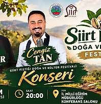 Siirt Fıstığı Festivali'nde program değişikliği: Hasat etkinliği ve konserin yeri değişti