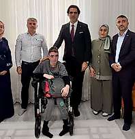 Siirt İl Milli Eğitim Müdürü İlhan Saz'dan Evde Eğitim Gören Öğrenciye Ziyaret