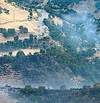 Siirt İtfaiye Ekipleri Bitlis'teki Yangına Müdahale Etti