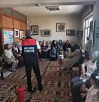 Siirt Kadınlara Uygulamalı Yangın Eğitimi Verildi