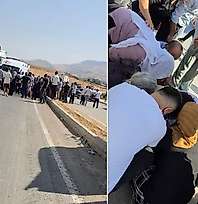 Siirt Kurtalan'da yolun karşısına geçmek isteyen çocuğa otobüs çarptı