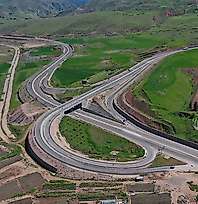 Siirt-Kurtalan yolu havadan görüntülendi: Köprülü kavşağın ismini biliyor musunuz?