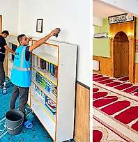 Siirt'te 194 cami ve mescitte temizlik çalışması yapılıyor