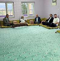 Siirt'te AK Parti Heyetinden Seyda Molla Kudbettin Zeren'e Ziyaret
