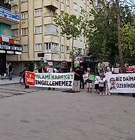 Siirt'te Furkan Hareketi'nden Alparslan Kuytul ve tutuklananlar için eylem