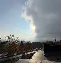 Siirt'te Gökyüzü İkiye Bölündü! O Anlar Artı Siirt Kamerasında