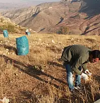 Siirt'te gönüllü çevreciler iki yılda 2 tona yakın çöp topladı