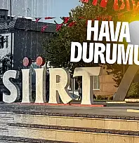 Siirt'te Hafta Boyunca Sıcaklıklar Düşüyor, Bugün Sağanak Yağış Var - Siirt İçin 5 Günlük Hava Durumu