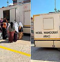 Siirt'te Mamografi Tırı Eruh'ta Kadınlara Hizmet Veriyor