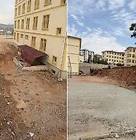 Siirt'te Öğrencilerin Hayatı Tehlikede: Çöken İstinat Duvarı 1 Yıldır Yapılmayı Bekliyor