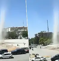 Siirt'te Oluşan Hortum Kameraya Yansıdı